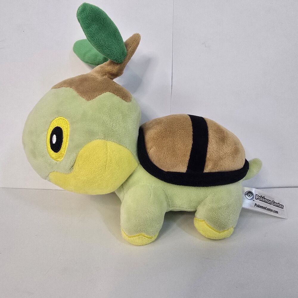 2018 Turtwig Pokémon Center Pokemon Company International 8" Plush Stuffed Toy